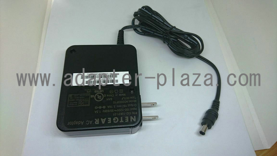 Brand New NETGEAR AD2003F10 332-10631-01 19V 3.16A AC Adapter For NETGEAR Router US Plug